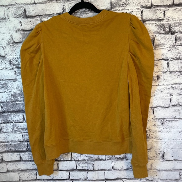 Cynthia Rowley Puff Sleeve Lightweight Pullover Size Medium - Picture 3 of 5